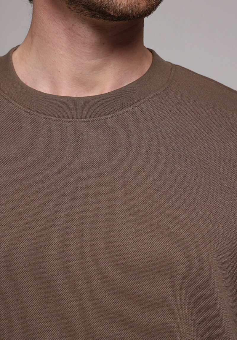 Regular Fit   Erkek Gri Sweatshirt