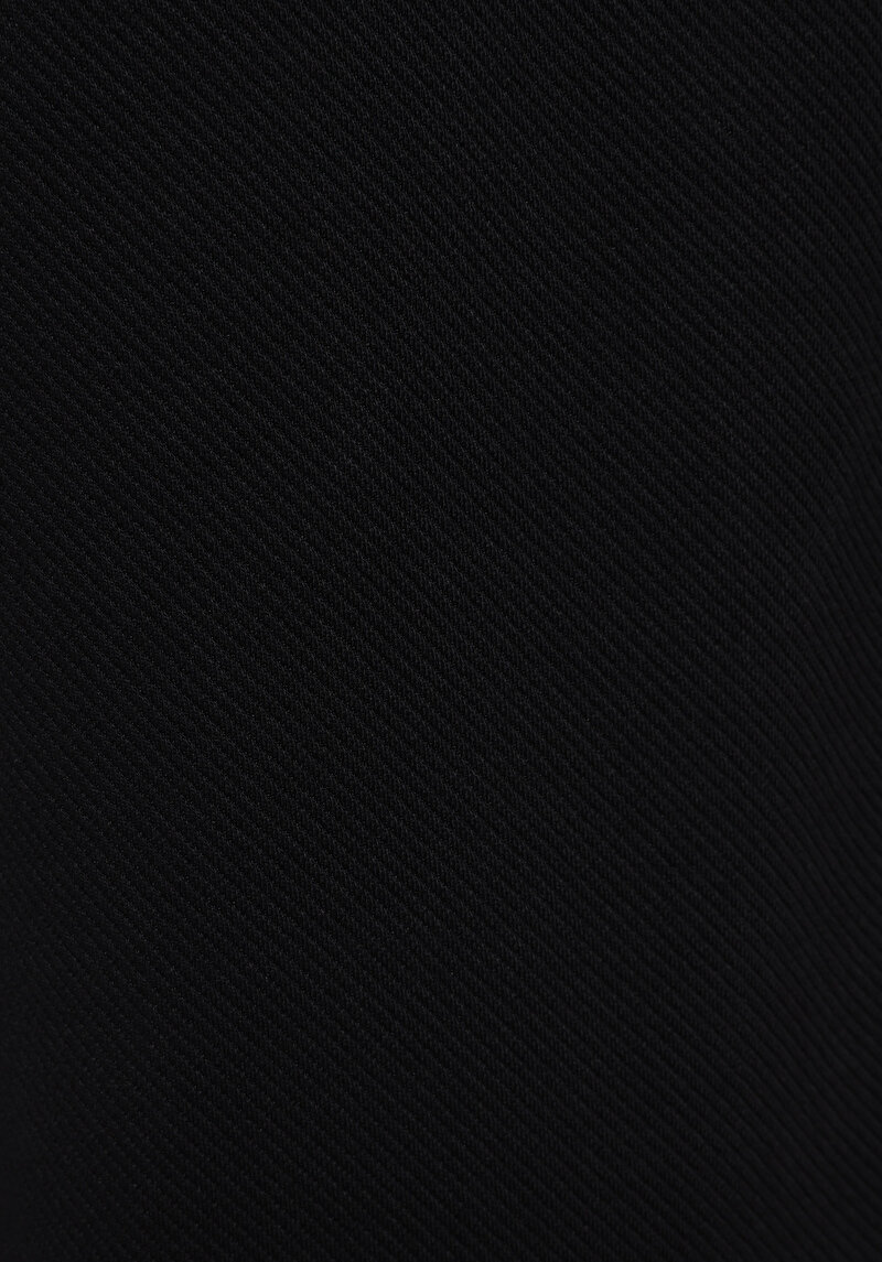 Regular Fit Orta Bel Düz Paça Erkek Siyah  Pantolon