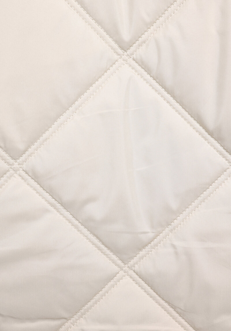 Regular Fit Kapüşonlu Fermuarlı Astarlı Suya Dayanıklı Kadın Ekru Mont