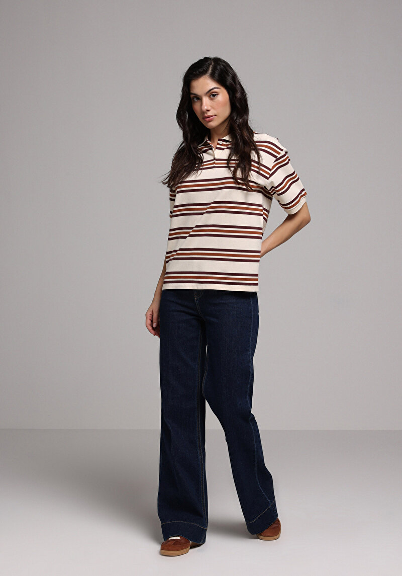 Regular Fit   Kadın Koyu İndigo Jean Pantolon