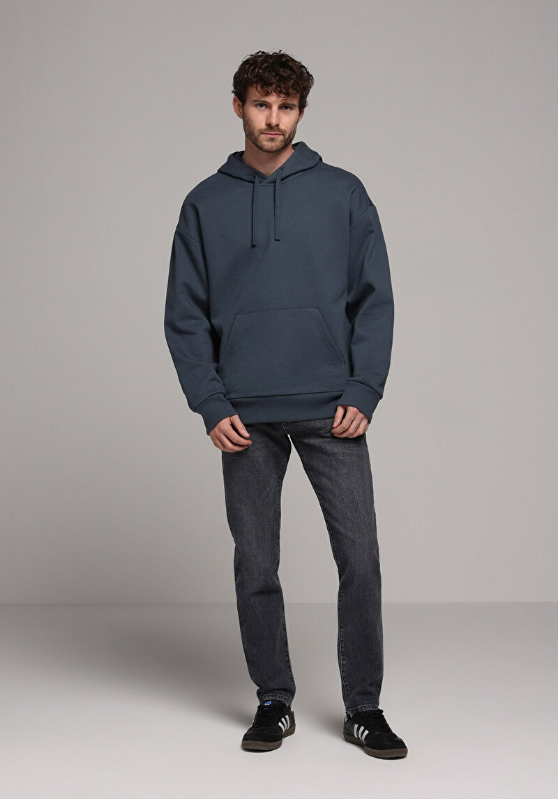 Slim Fit Erkek Antrasit Jean Pantolon