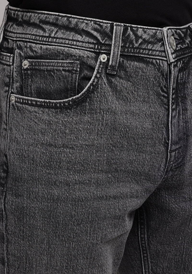 Regular Fit   Erkek Grey Denim Jean Pantolon