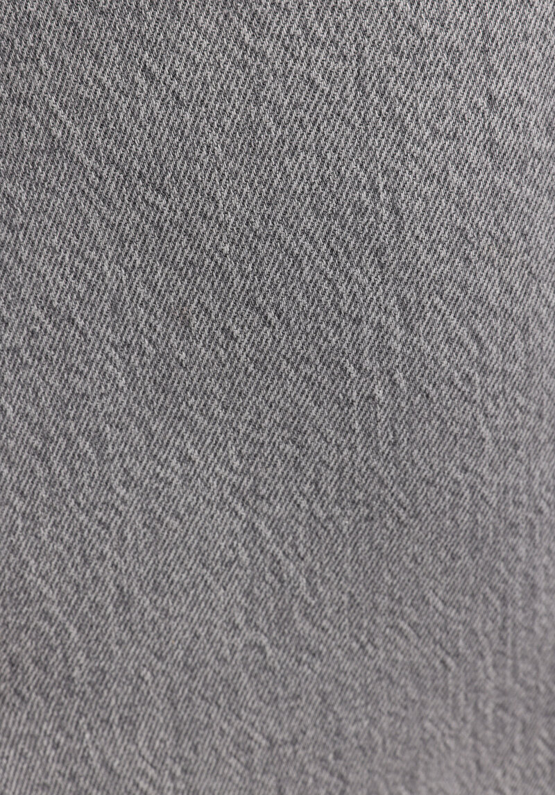 Regular Fit   Kadın Grey Denim Jean Pantolon