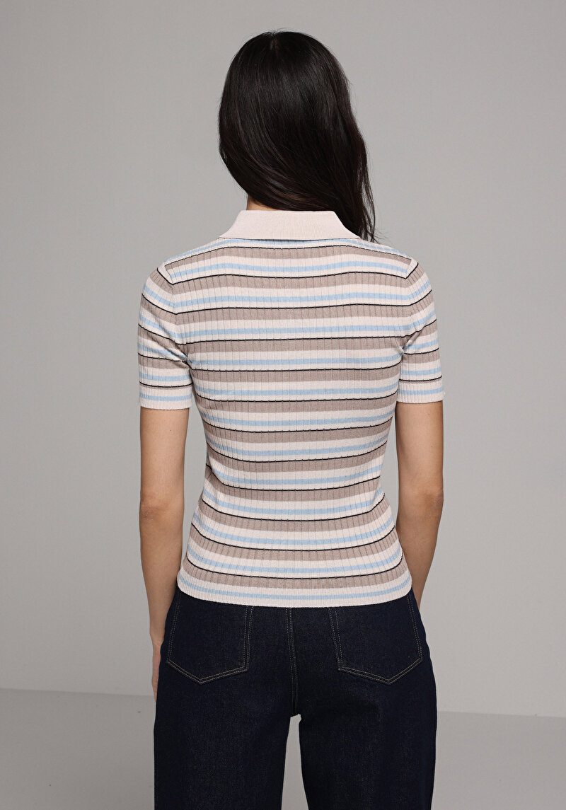 Slim Fit   Kadın Çok Renkli  Kazak