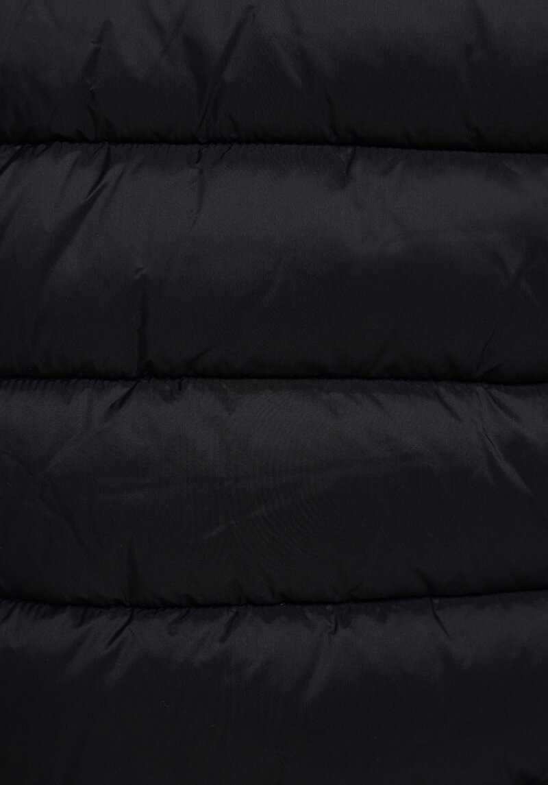 Slim Fit     Erkek Siyah Mont