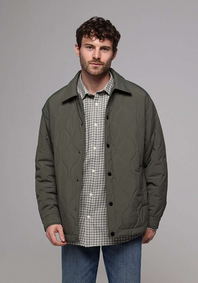 Oversize Fit Erkek Mont