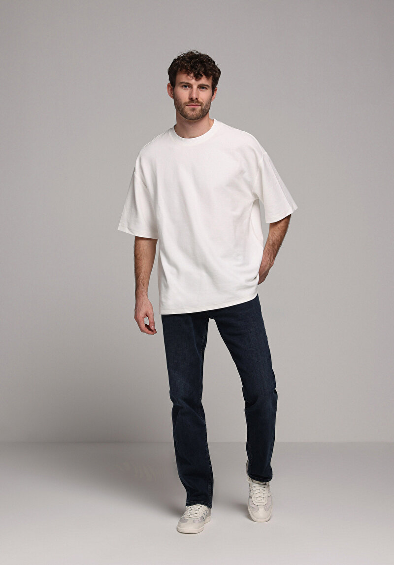 Regular Fit Erkek Siyah Jean Pantolon