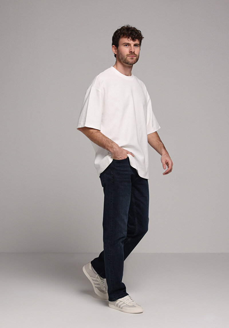 Regular Fit   Erkek Siyah Jean Pantolon