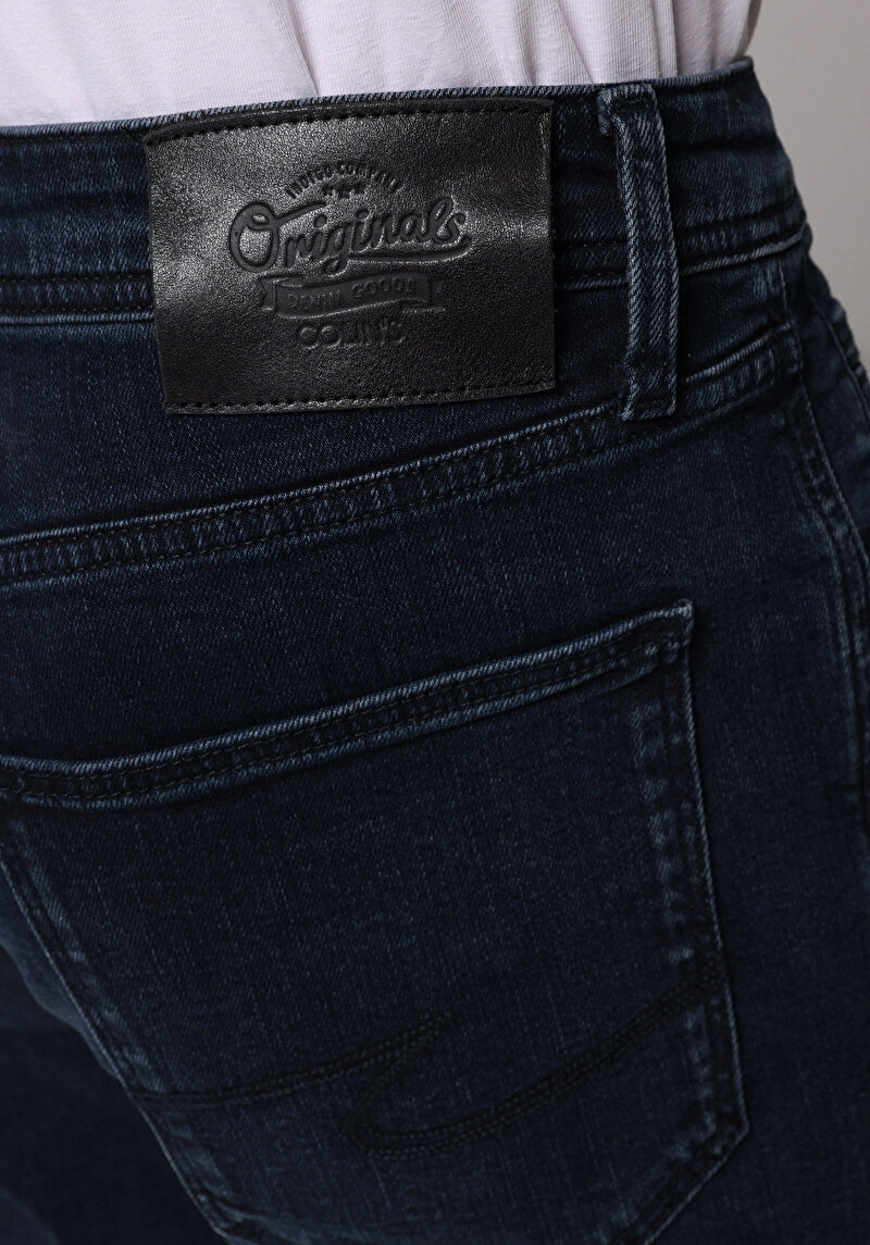 Regular Fit   Erkek Siyah Jean Pantolon