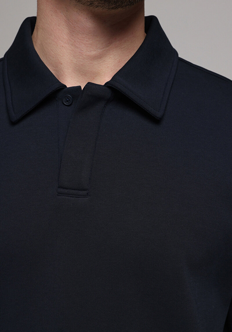 Comfort Fit   Erkek Lacivert Sweatshirt