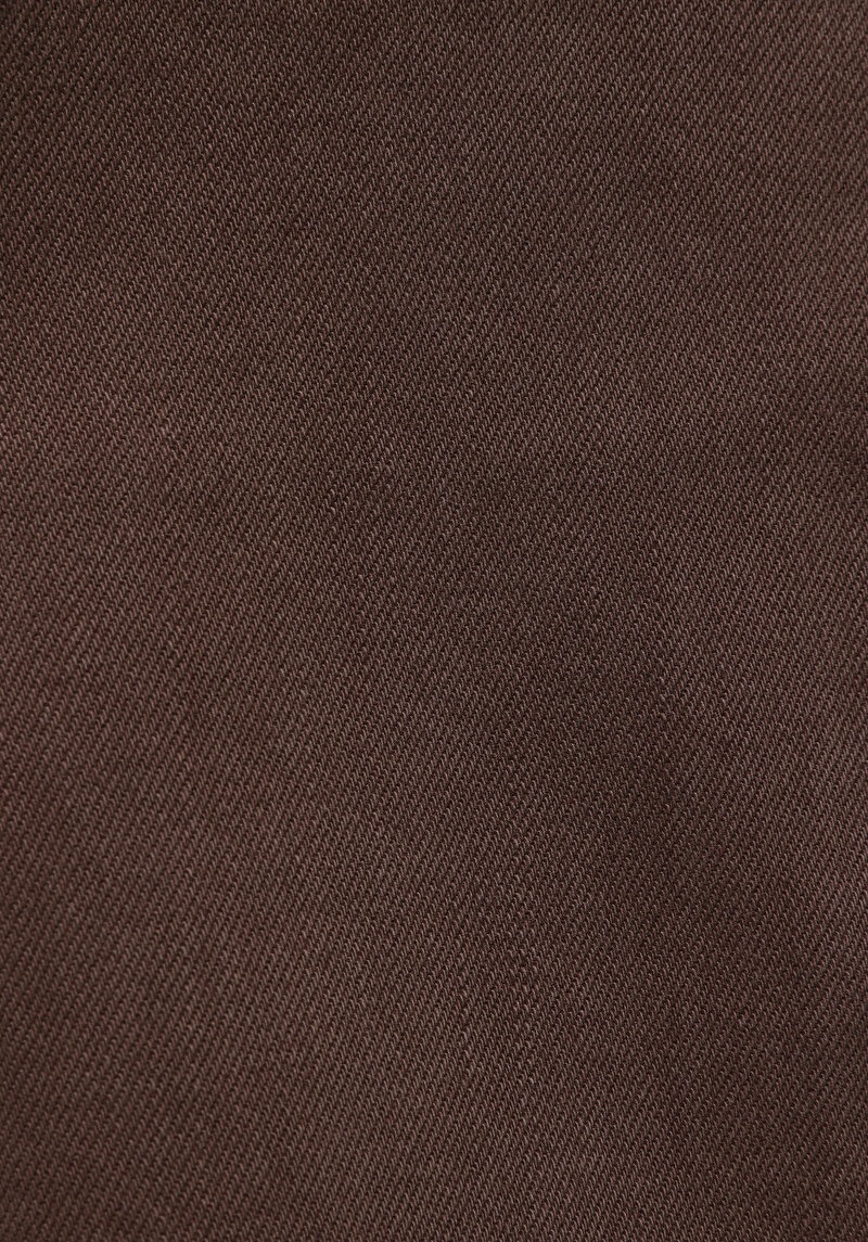 Regular Fit Orta Bel Düz Paça Erkek Kahverengi  Pantolon