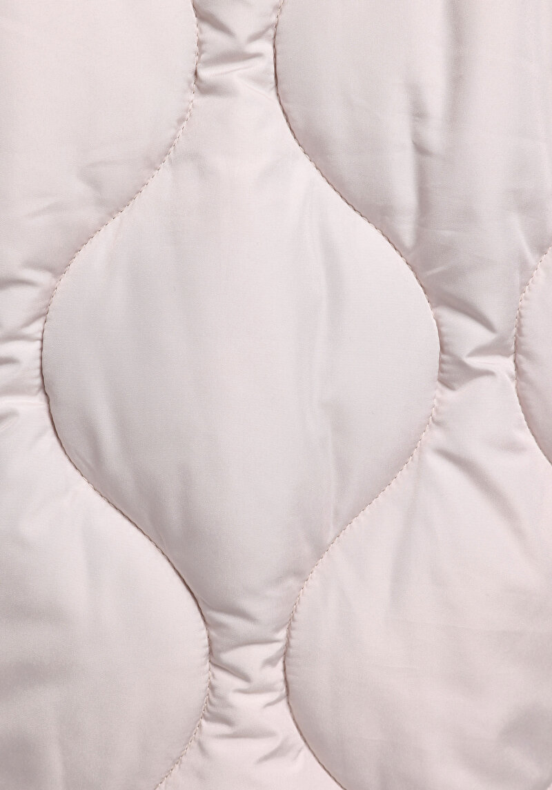 Regular Fit Kapüşonlu Fermuarlı Astarlı Suya Dayanıklı Kadın Taş Yelek