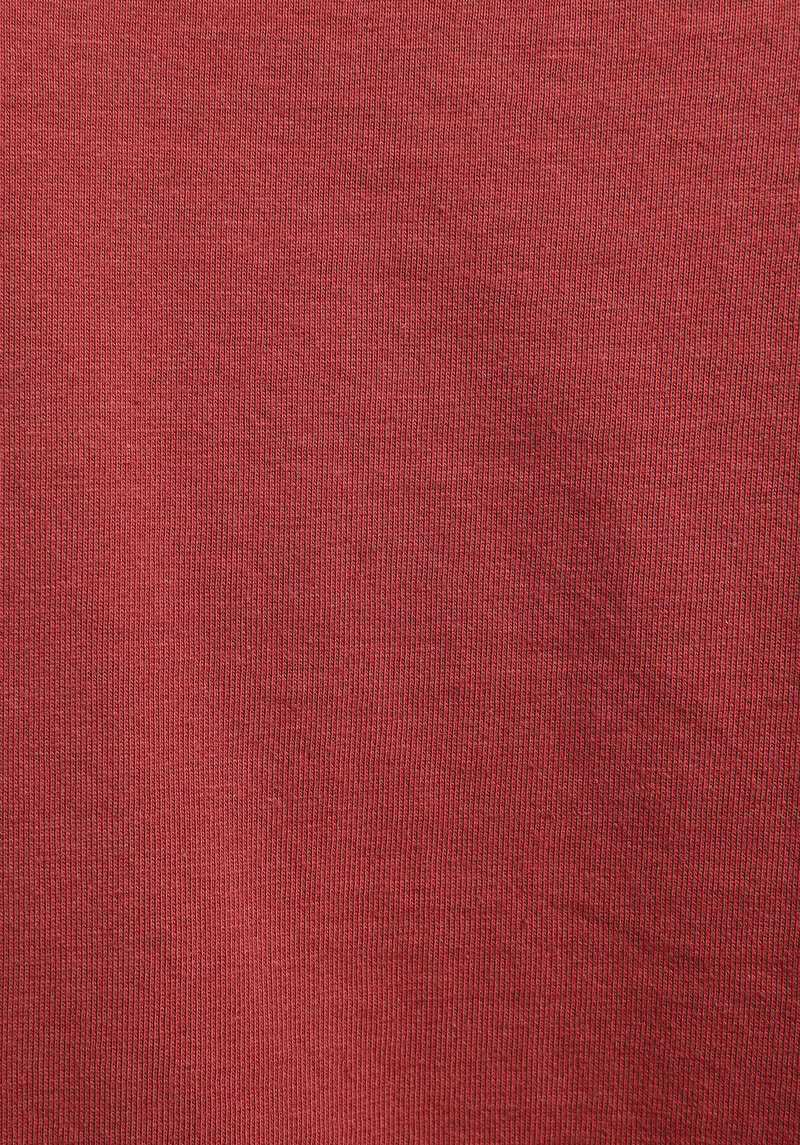 Regular Fit Yuvarlak Yaka Nakışlı Kadın Turuncu Kısa Kol Tişört