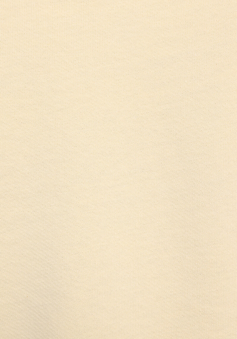 Regular Fit Yuvarlak Yaka Düz Kadın Sari Sweatshirt