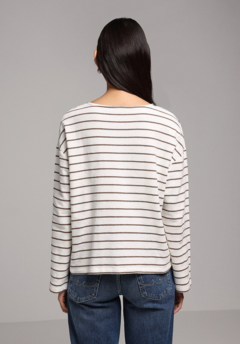 Regular Fit Kadın Kahverengi Tişört