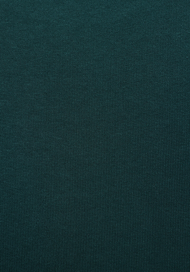 Regular Fit Yuvarlak Yaka Baskılı Kadın Yeşil Sweatshirt