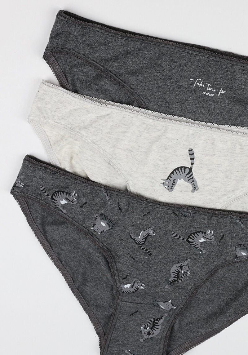 Modern Fit Kadın Çok Renkli Boxer