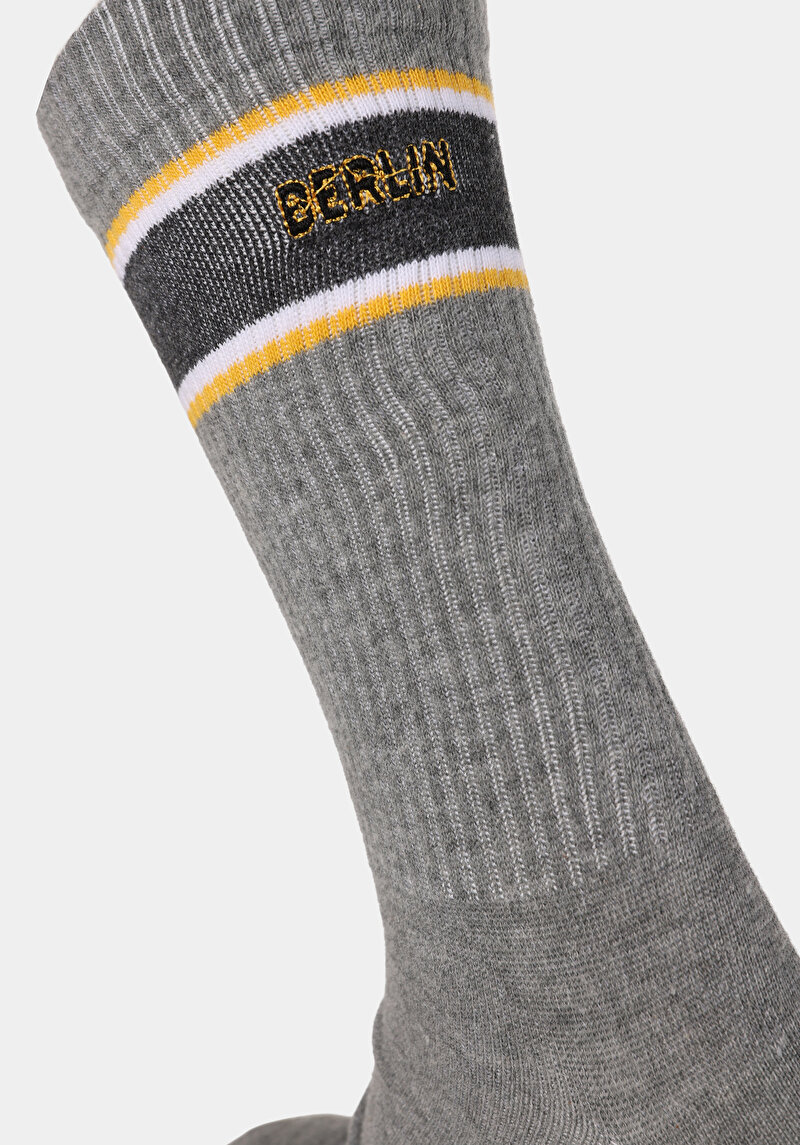 Erkek Gri Çorap