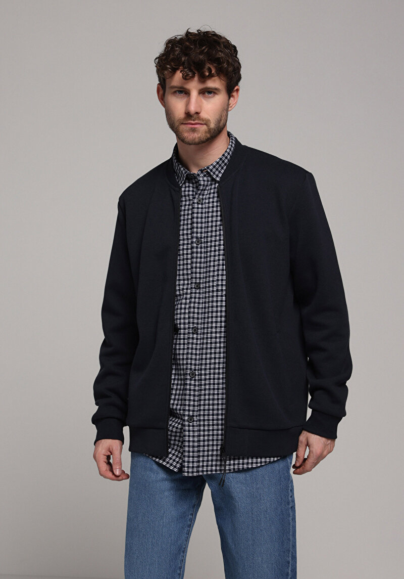 Slim Fit Erkek Lacivert Ceket