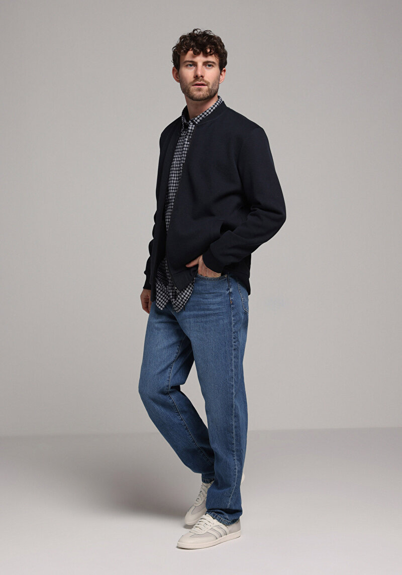 Slim Fit Erkek Lacivert Ceket