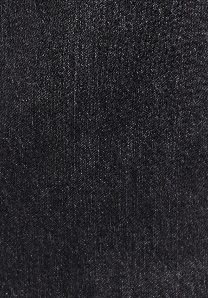 Mom Fit   Kadın Siyah Jean Pantolon