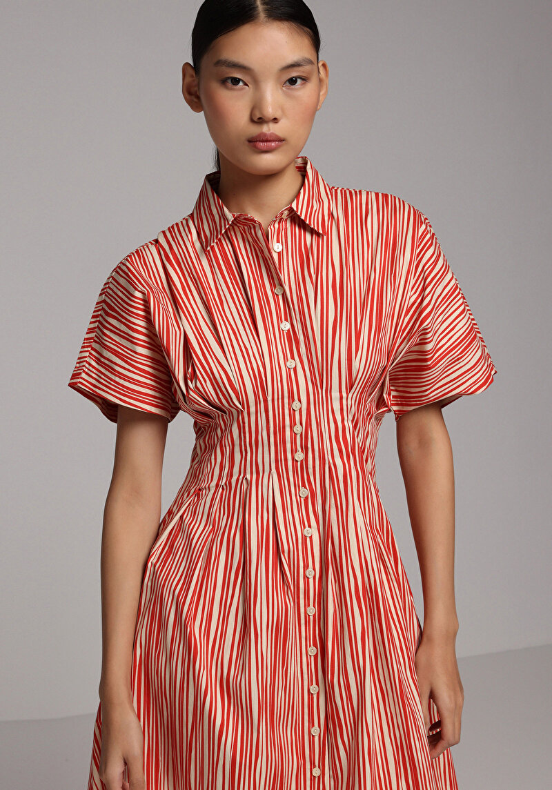 Regular Fit  Kadın Kirmizi  Elbise