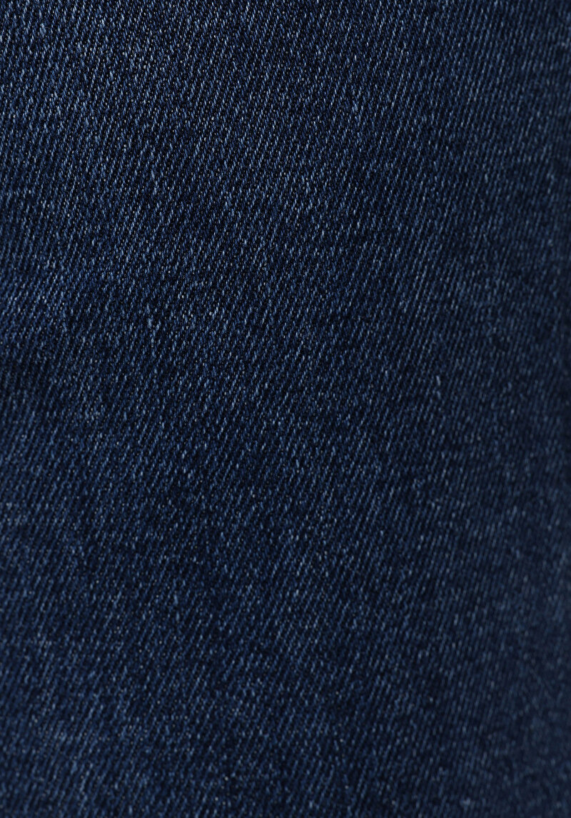 Regular Fit   Kadın Mid İndigo Denim Jean Pantolon