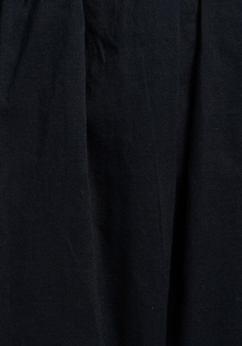 Midi Düz  Kadın Lacivert Etek