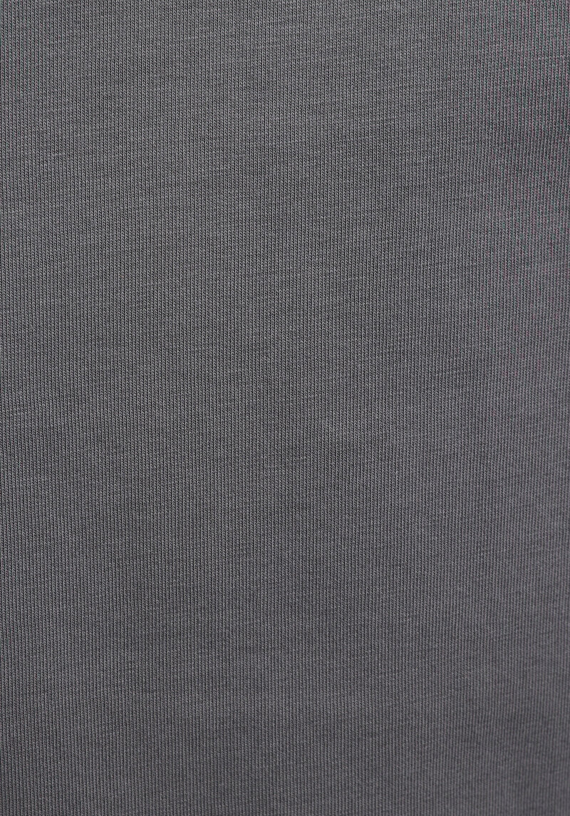 Regular Fit Yuvarlak Yaka Düz Erkek Gri Kısa Kol Tişört