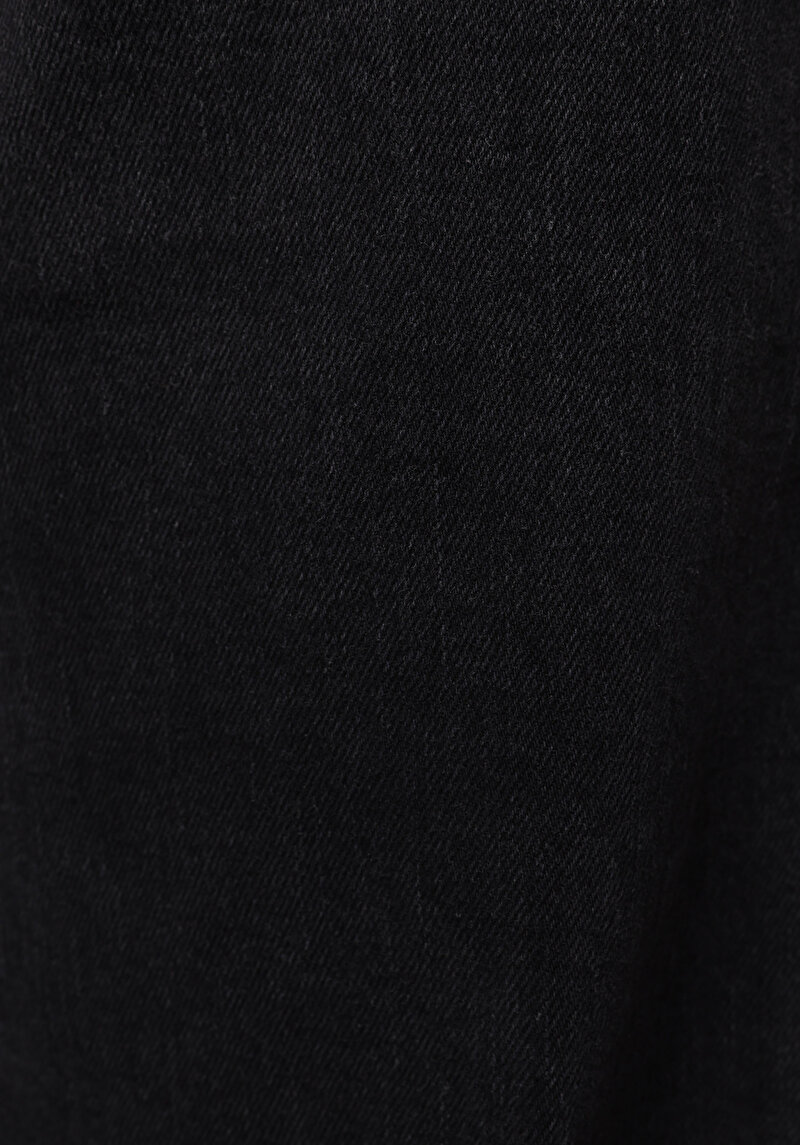 Regular Fit   Erkek Black Black Denim Jean Pantolon