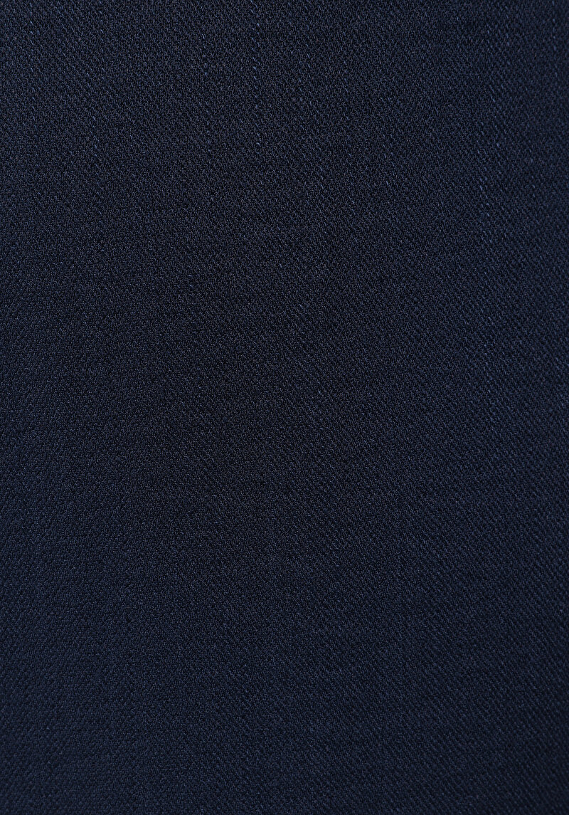 Regular Fit Yüksel Bel Geniş Paça Kadın Lacivert  Pantolon