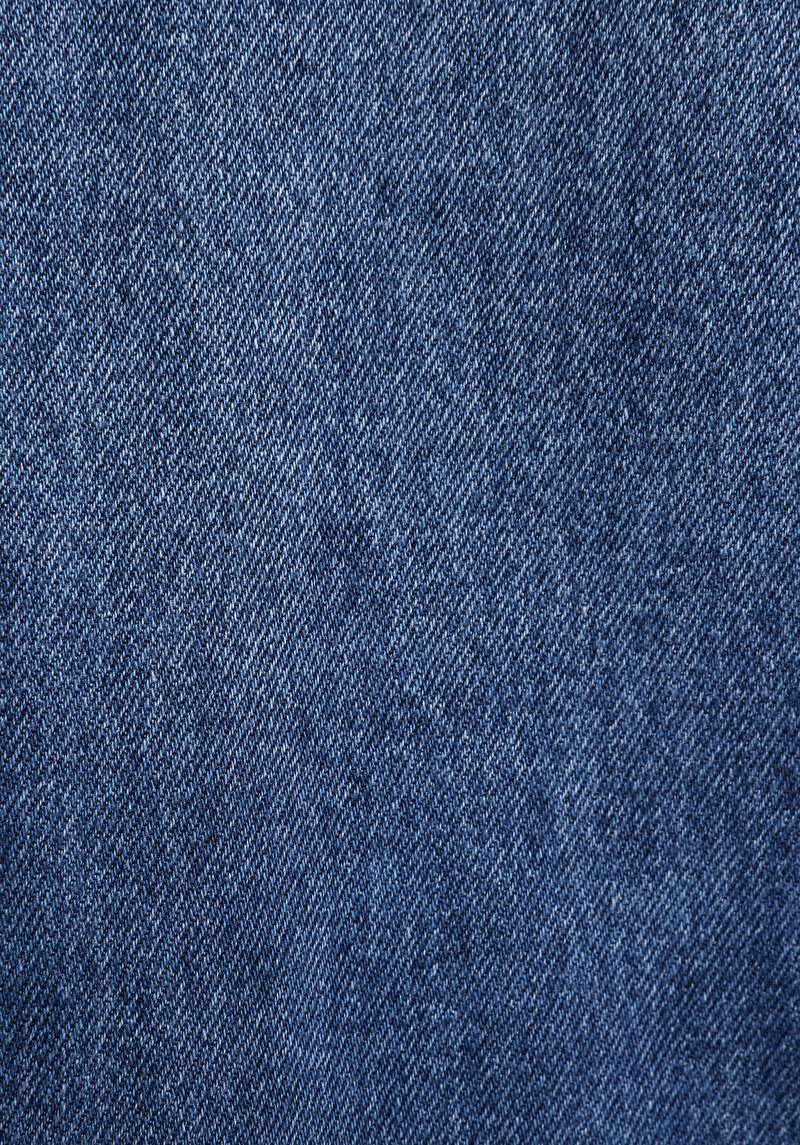 Regular Fit     Kadın Mid İndigo Denim Yelek