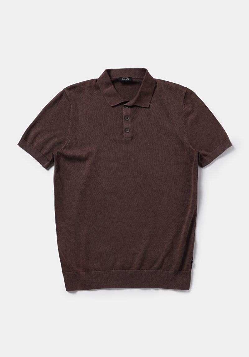 Regular Fit   Erkek Kahverengi  Kazak