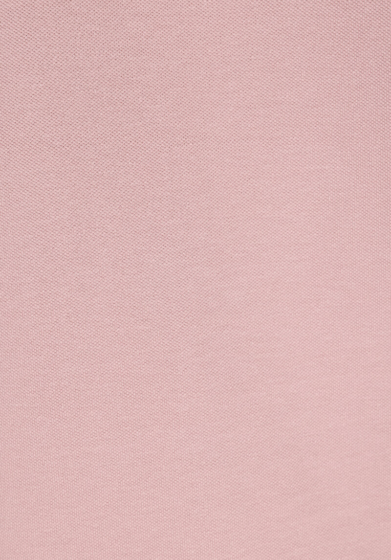 Regular Fit Polo Yaka Düz Erkek Pembe Kısa Kol Tişört