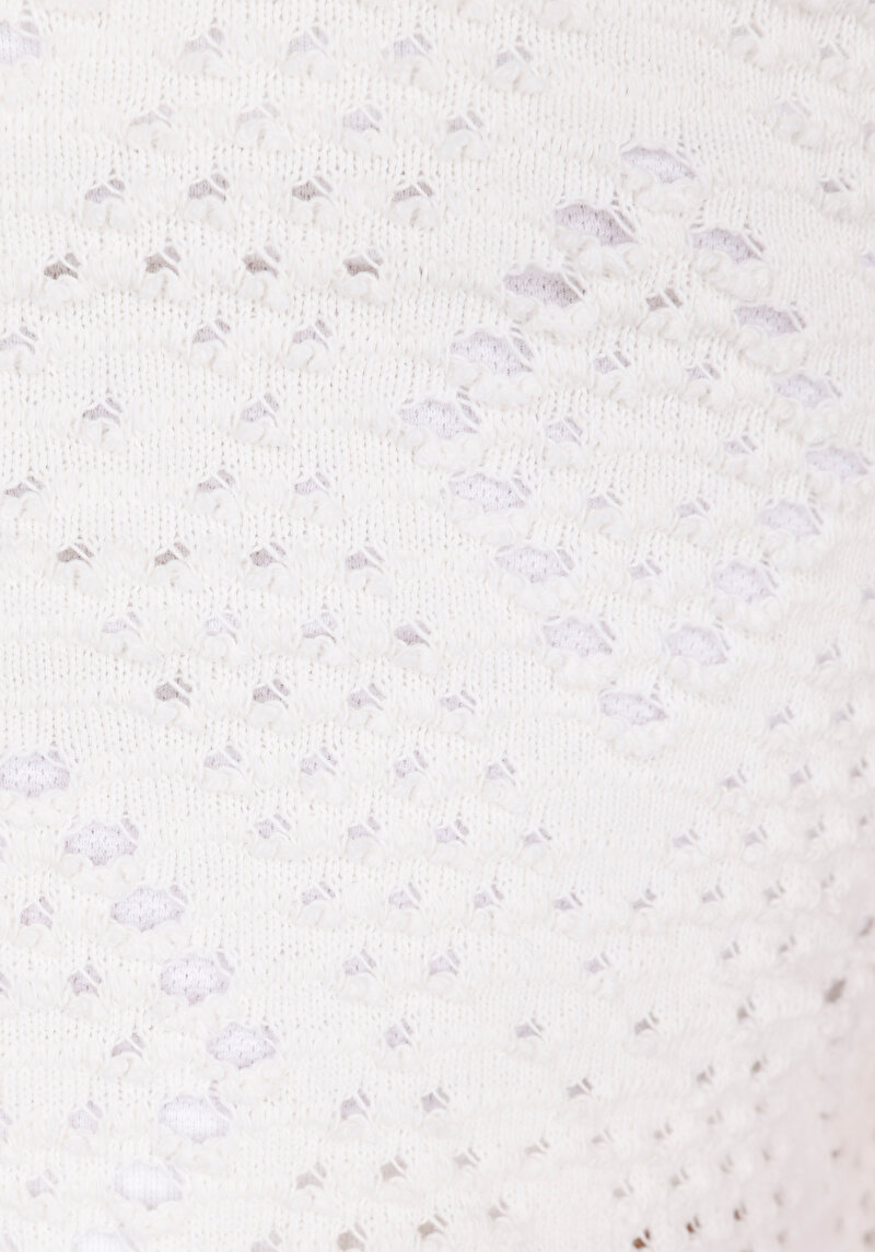 Slim Fit   Kadın Beyaz Atlet