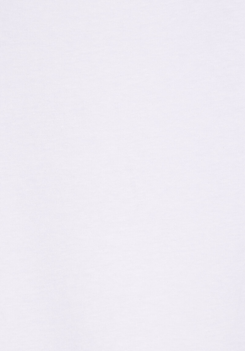 Regular Fit Yuvarlak Yaka Düz Erkek Beyaz Kısa Kol Tişört