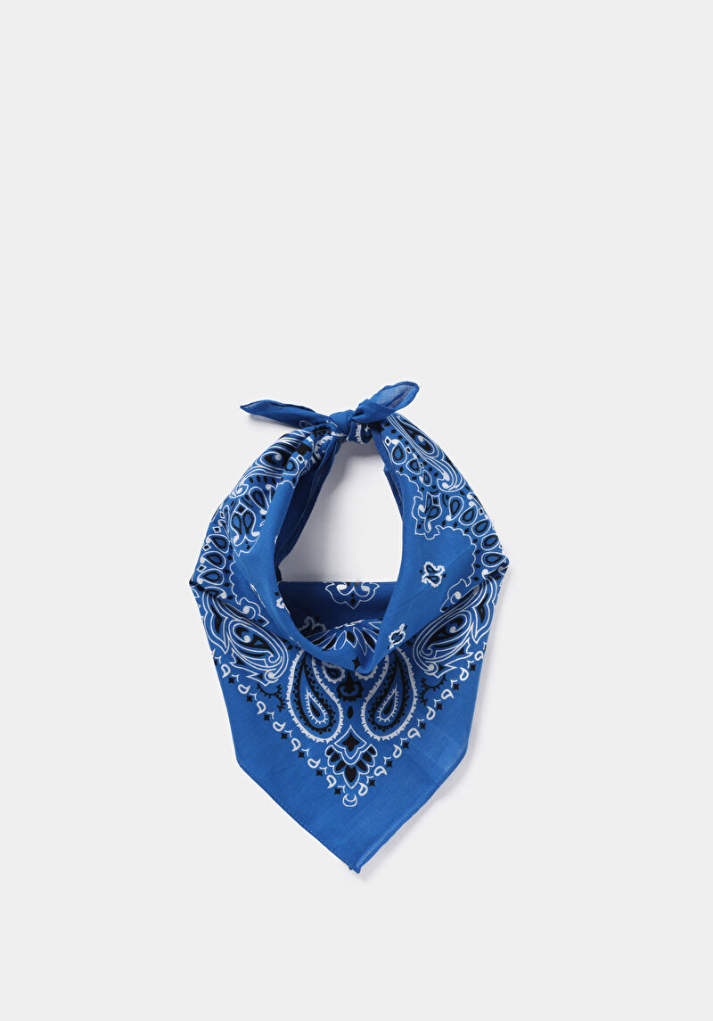 Modern Fit Kadın Mavi Bandana