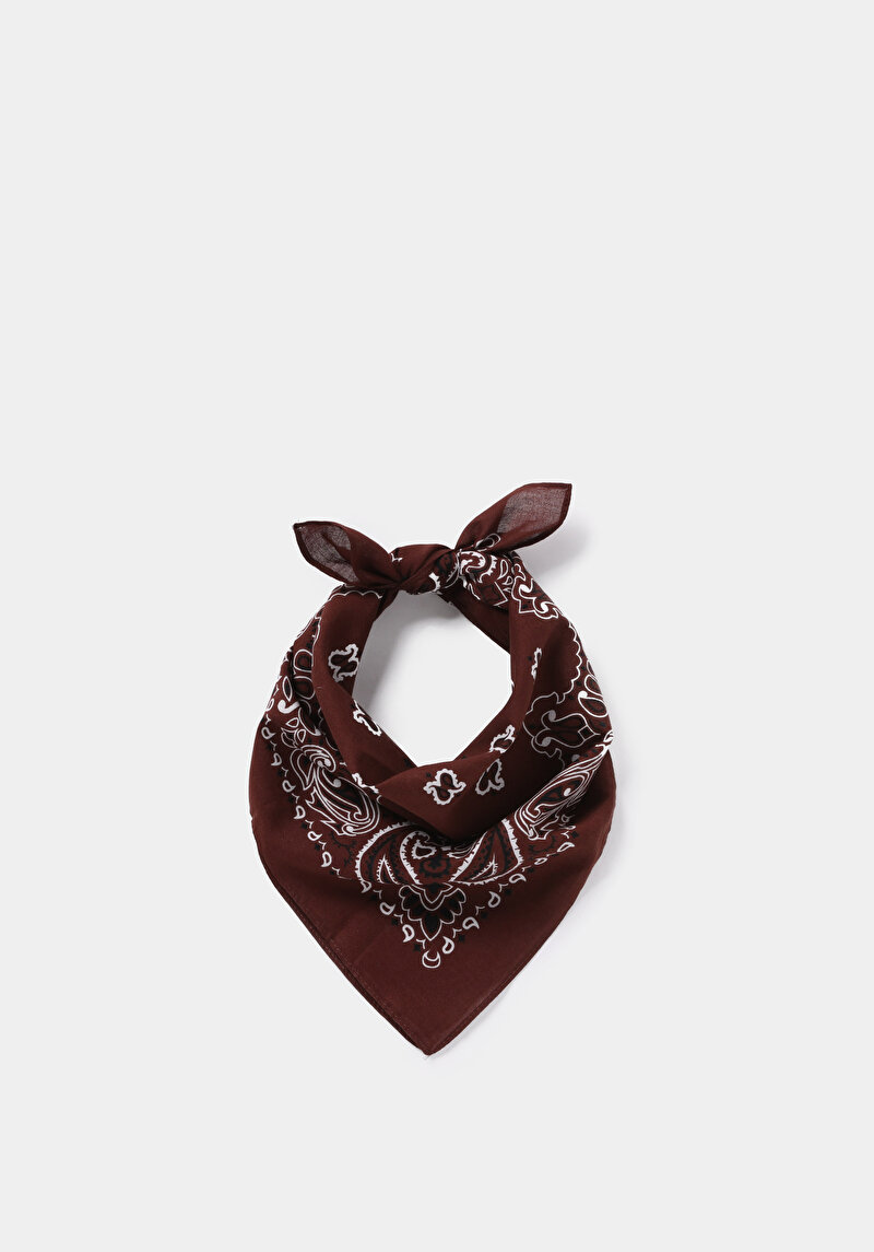 Modern Fit  Kadın Kahverengi Bandana
