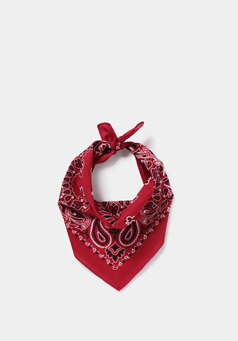 Modern Fit Kadın Kirmizi Bandana