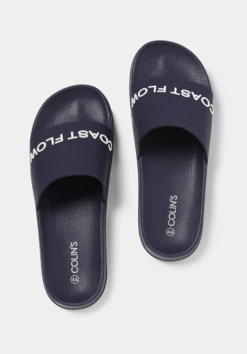 Erkek Lacivert Terlik