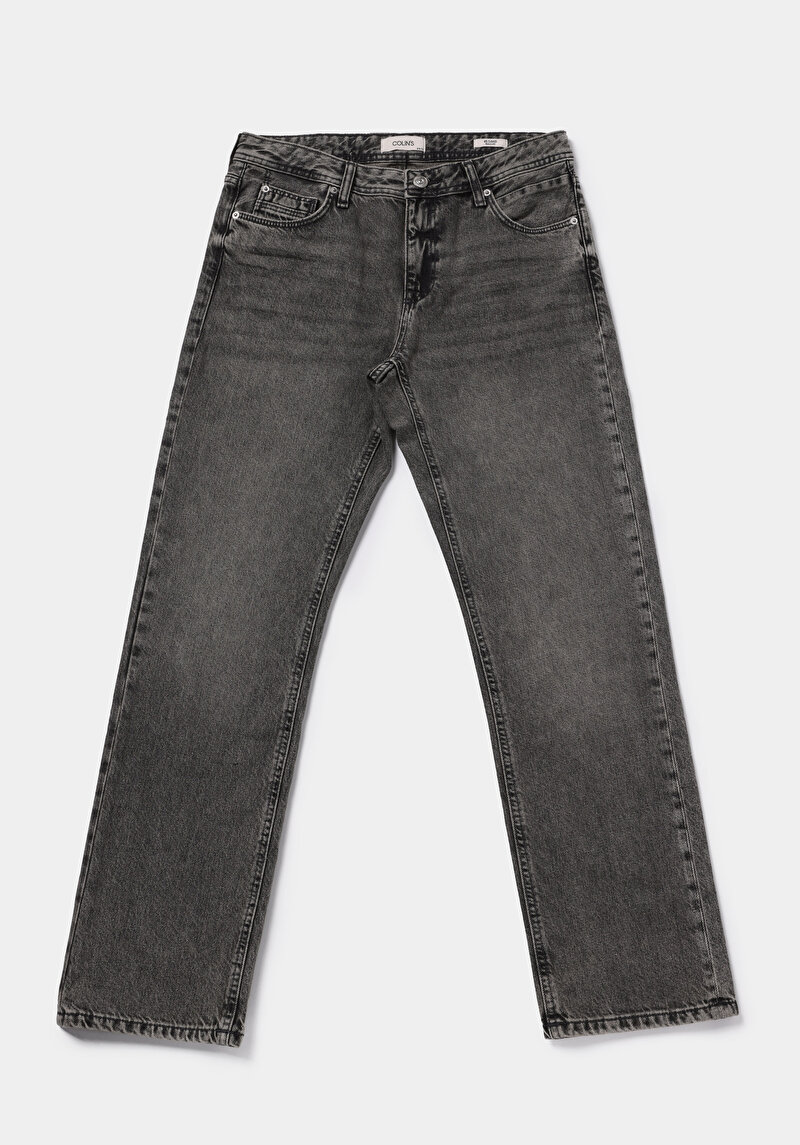 Regular Fit   Erkek Green Cast Denim Jean Pantolon