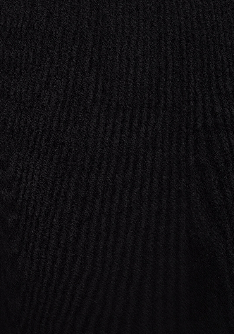 Comfort Fit Yuvarlak Yaka Düz Erkek Siyah Kısa Kol Tişört