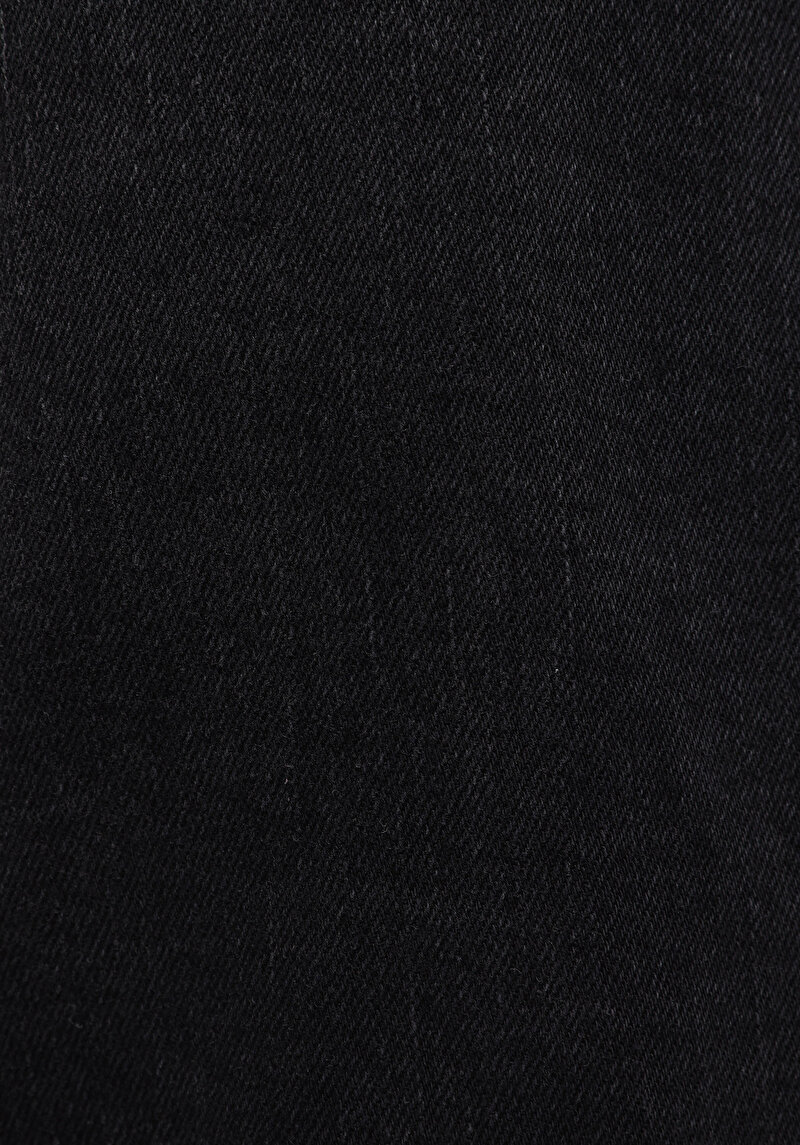 Slim Fit   Erkek Black Black Denim Jean Pantolon