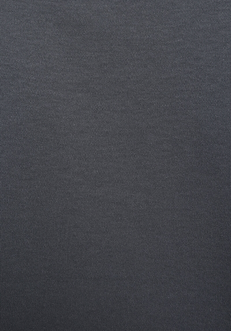 Regular Fit Yuvarlak Yaka Düz Erkek Antrasit Kısa Kol Tişört