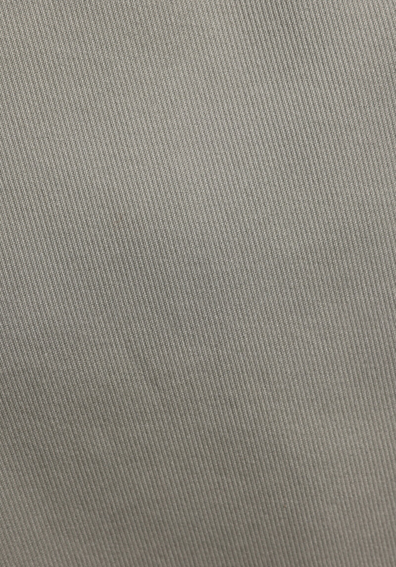 Relaxed Fit Shirt Neck Düz Erkek Yeşil Uzun Kol Gömlek