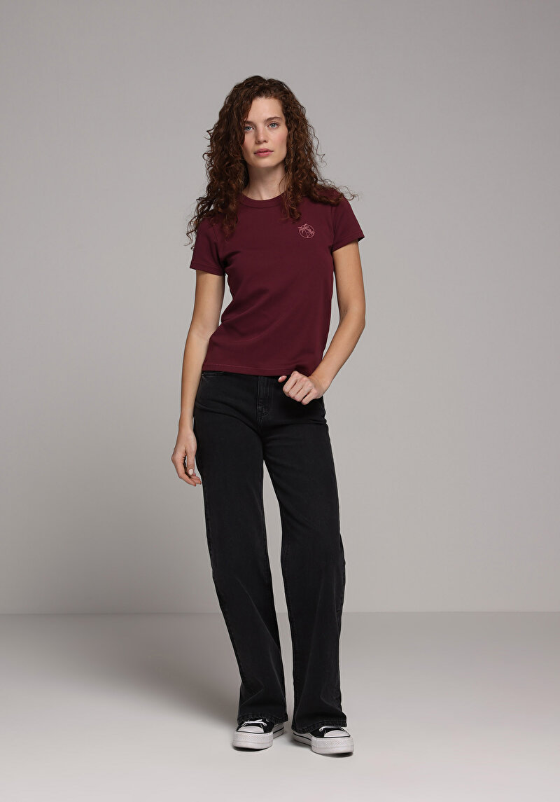 Regular Fit   Kadın Anthracite Denim Jean Pantolon