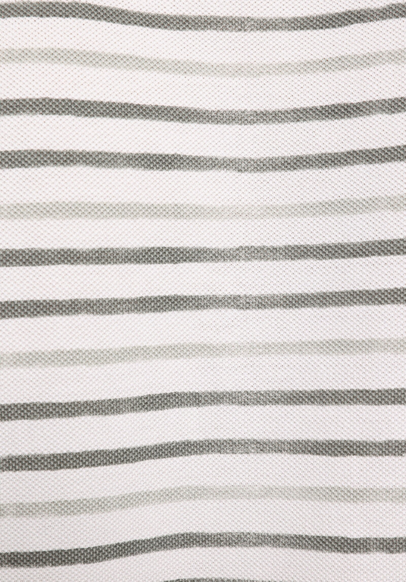 Regular Fit Yuvarlak Yaka Çizgili Erkek Yeşil Kısa Kol Tişört