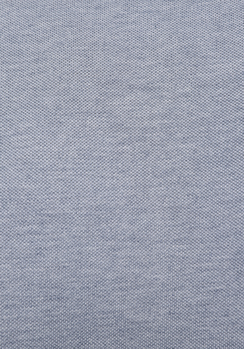 Regular Fit Polo Yaka Düz Erkek Mavi Kısa Kol Tişört