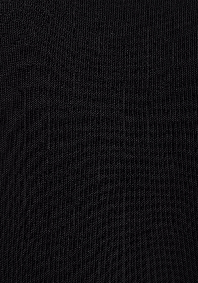 Regular Fit Polo Yaka Düz Erkek Siyah Kısa Kol Tişört