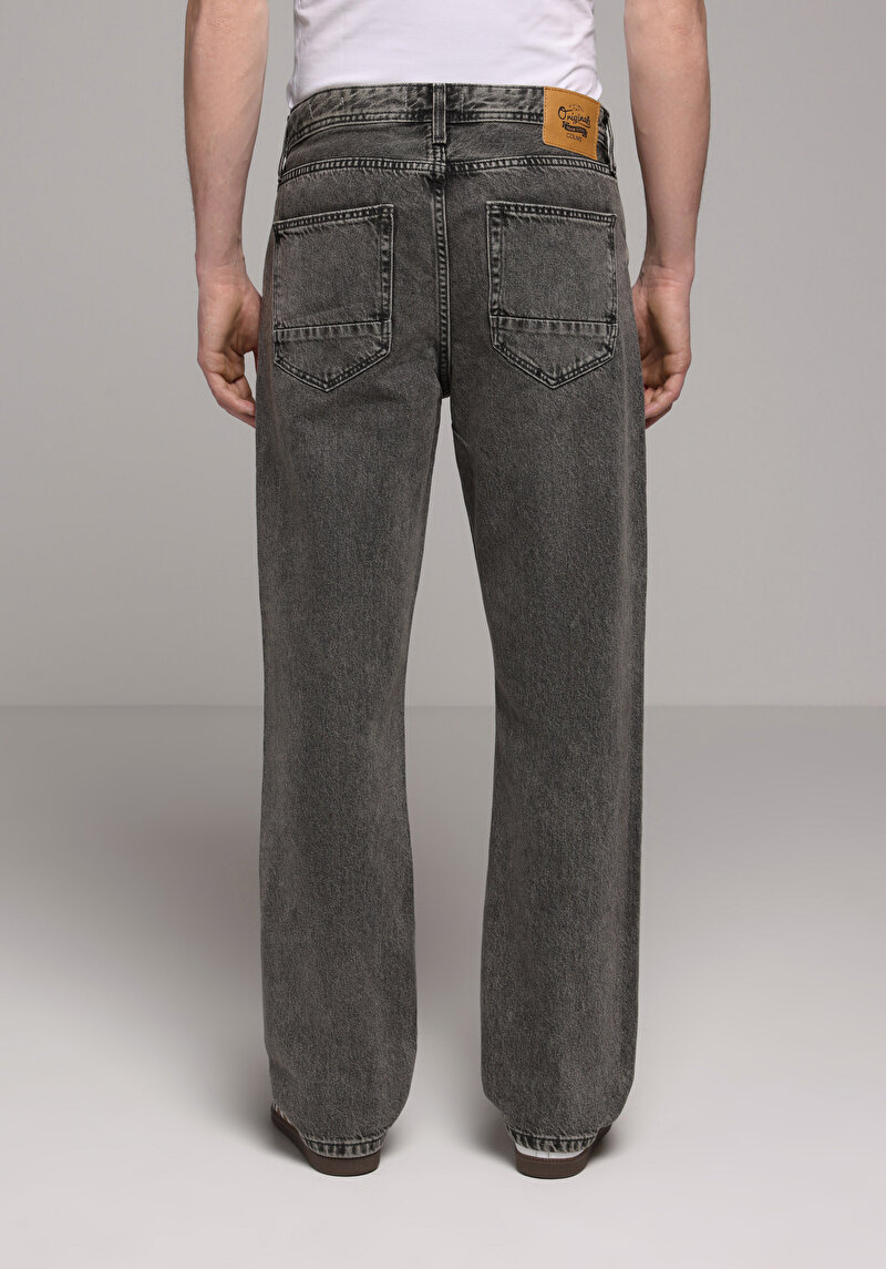 Regular Fit   Erkek Green Cast Denim Jean Pantolon